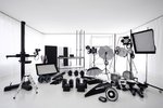 Weißes Mietstudio und Showroom