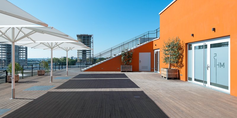 Event LOFT at 3 levels, pool and terrace