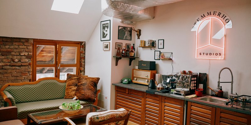 Studio im historischen Hof in der Stadt