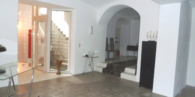 Atelier mit Wintergarten Schwabing, stylish - Blick zum Eingang Atelier mit Wintergarten Schwabing, stylish - Blick zum Eingang