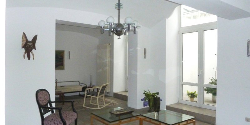 Atelier mit Wintergarten Schwabing, stylish - Blick zum Wintergarten Atelier mit Wintergarten Schwabing, stylish - Blick zum Wintergarten