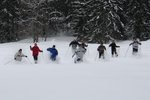 Mittelalterlicher Bergbauernhof - Schneeschuhwanderung Mittelalterlicher Bergbauernhof - Schneeschuhwanderung