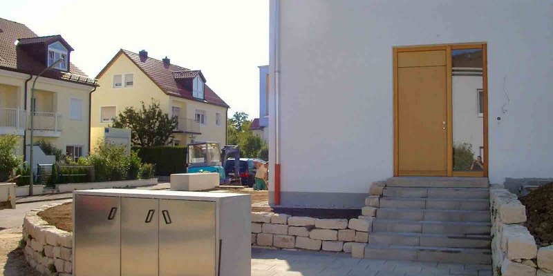 Atelier-Doppelhaus in zeitgenöss. Stil