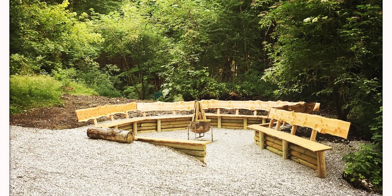 Seminar room in the middle of the forest