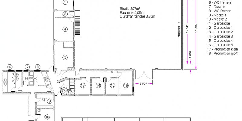 Film- und Fotostudio mit 275qm Film- und Fotostudio mit 275qm