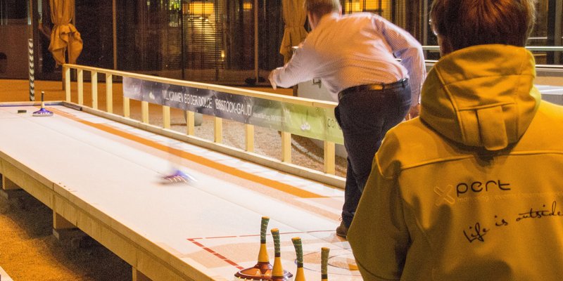 Eisstock-Gaudi nahe München Eisstock-Gaudi nahe München