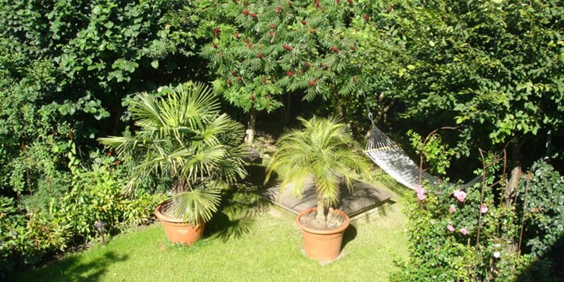 Semi-detached house with southern flair