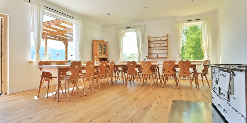 Location overlooking the Schliersee Lake and mountains