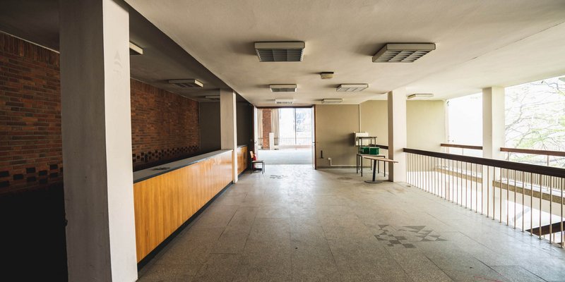 Kunstlabor 2 -Gesundheitshaus - Foyer mit Eventraumeingang