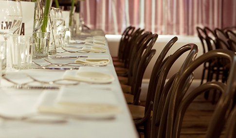 Theater location with a stage and catering