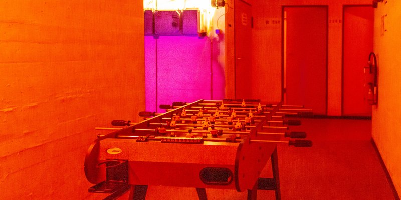 Bunker bar under the earth near Starnberg