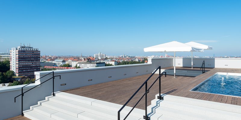 Event LOFT at 3 levels, pool and terrace