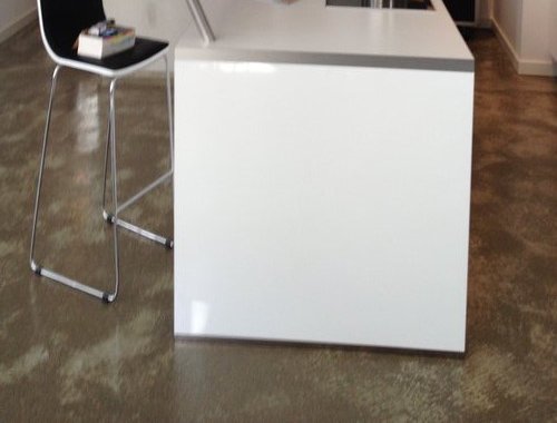 Loft Thalkirchen, offener Kamin, Kücheninsel