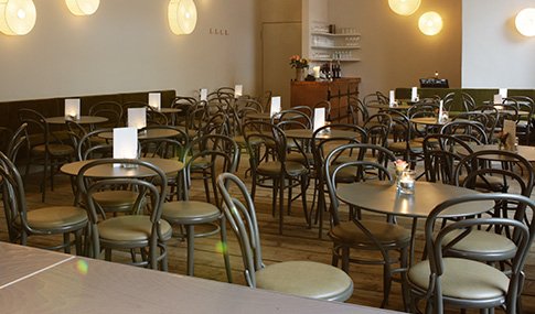 Theater location with a stage and catering