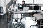 Modern office space with loft character