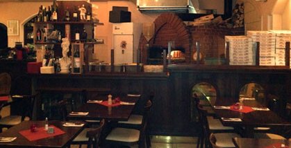 Pizzeria Restaurant mit Holzofen