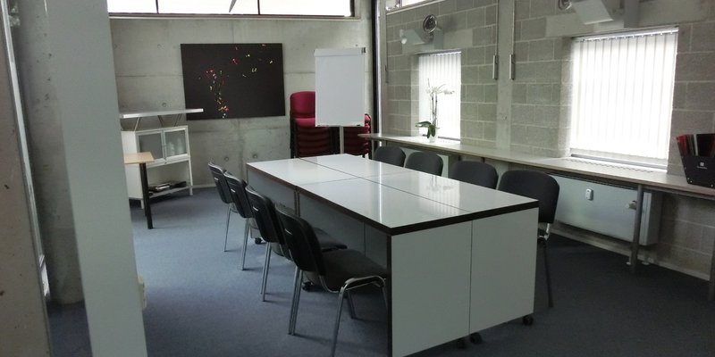 Designräume light-flooded Atrium