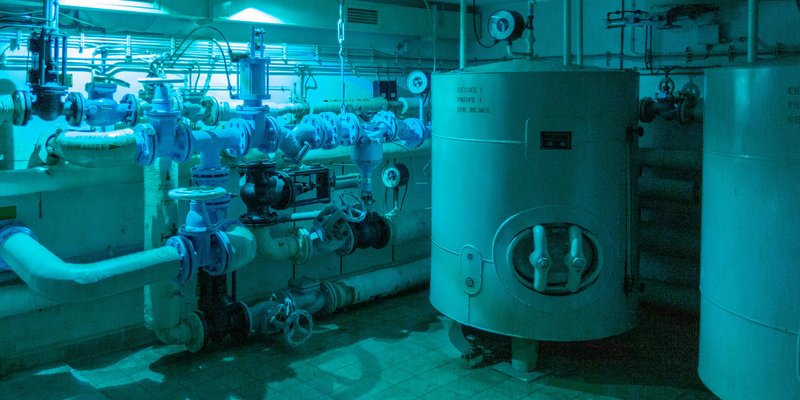 Bunker bar under the earth near Starnberg