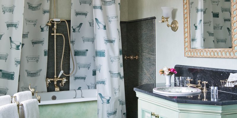 Landhaus mit Einrichtung im englischen Stil