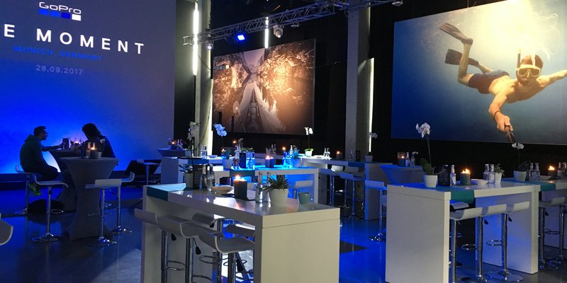 Large event Studio, lots of glass, concrete