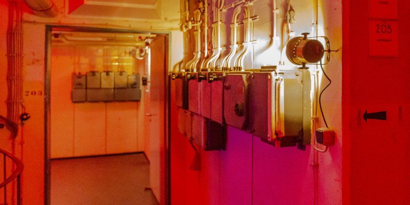 Bunker bar under the earth near Starnberg