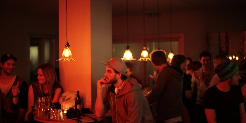 Gemütlicher Partyraum mit Aussenbereich