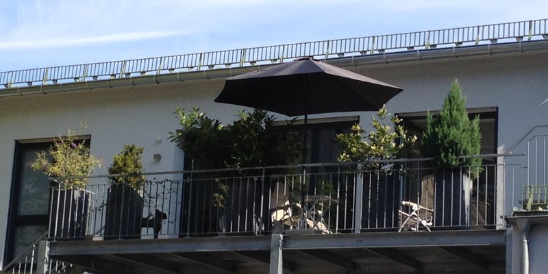 Loft Thalkirchen, offener Kamin, Kücheninsel - Balkon und Eingang