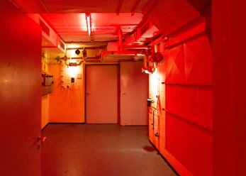 Bunker bar under the earth near Starnberg